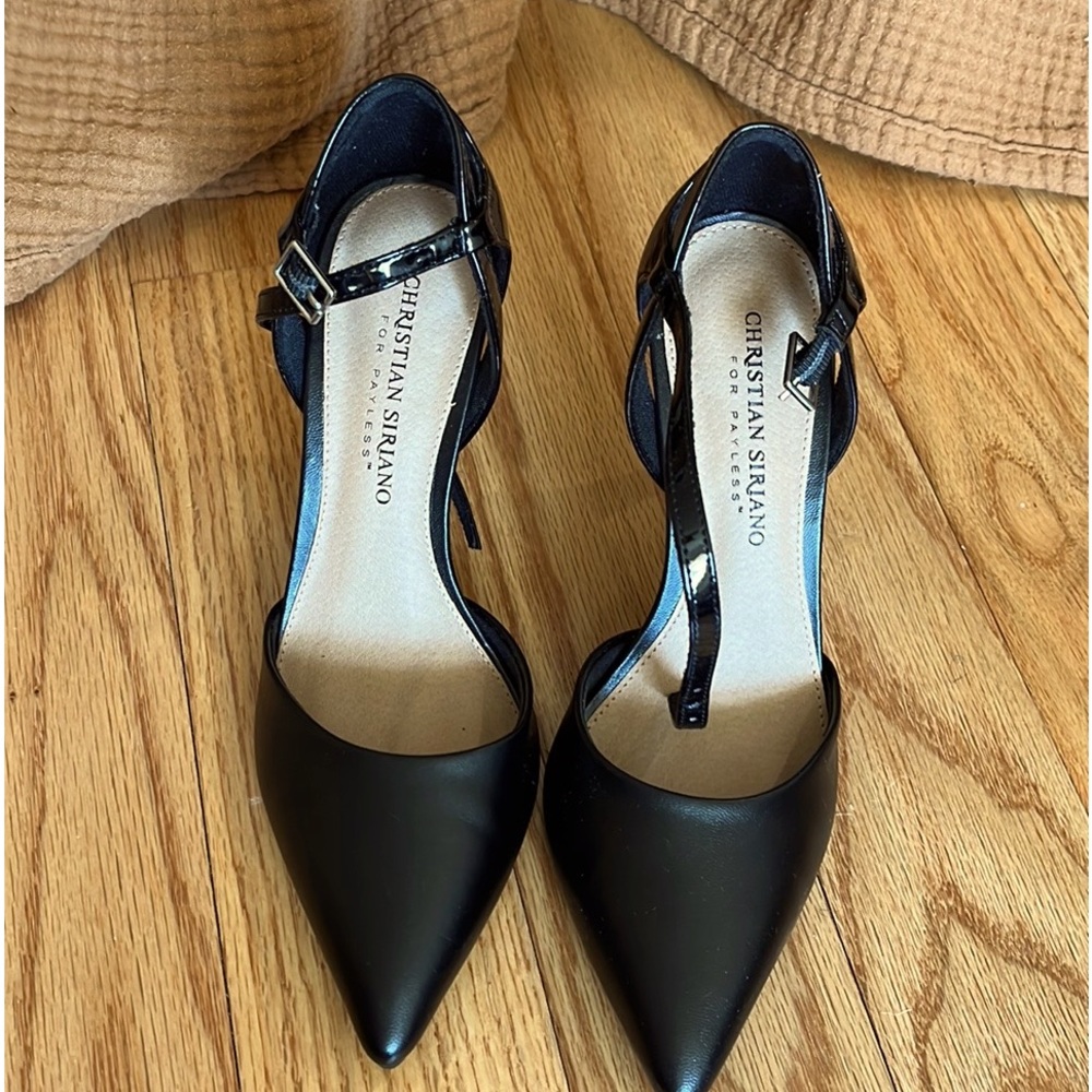 Christian Siriano, black pumps. Size 6.5